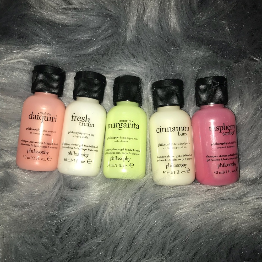 NWT Philosophy travel sized body wash